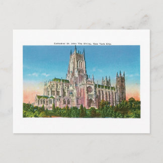 Carte Postale Cathédrale Saint Jean le Divin, New York