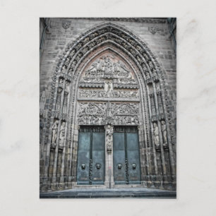 Carte Postale Cathédrale Saint-Lorenz - Nuremberg, Allemagne Car