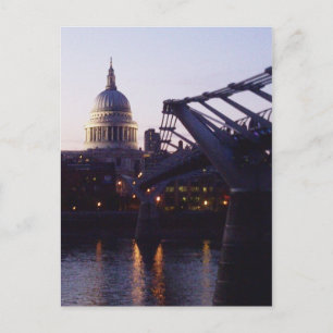 Carte Postale Cathédrale Saint-Paul et le pont du millénaire