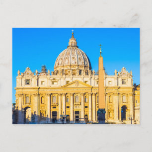 Carte Postale Cathédrale Saint-Pierre Basilique Rome Italie