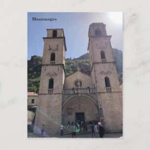 Carte Postale Cathédrale Saint-Tryphon, Kotor, Monténégro