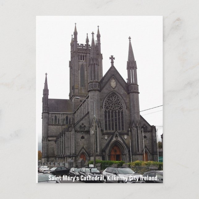 Carte Postale Cathédrale Sainte-Marie, Kilkenny ville Irlande (Devant)