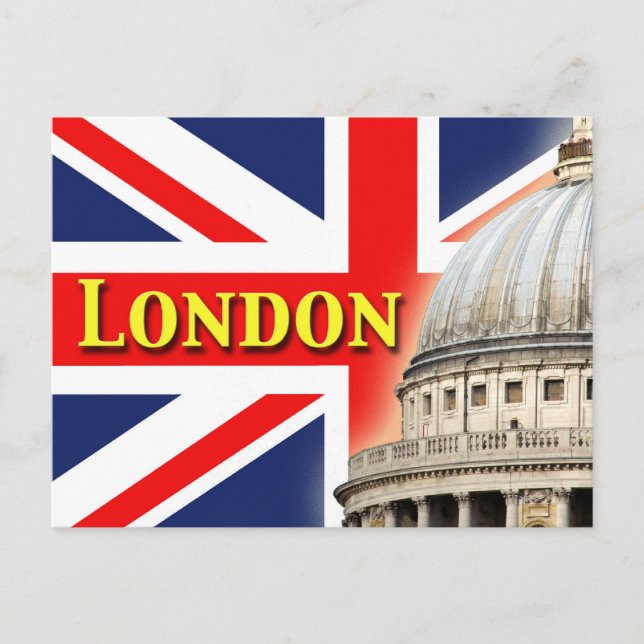 Carte Postale Cathédrale St Paul de Londres (Devant)