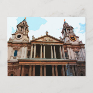 Carte Postale Cathédrale St Paul de Londres, Royaume-Uni