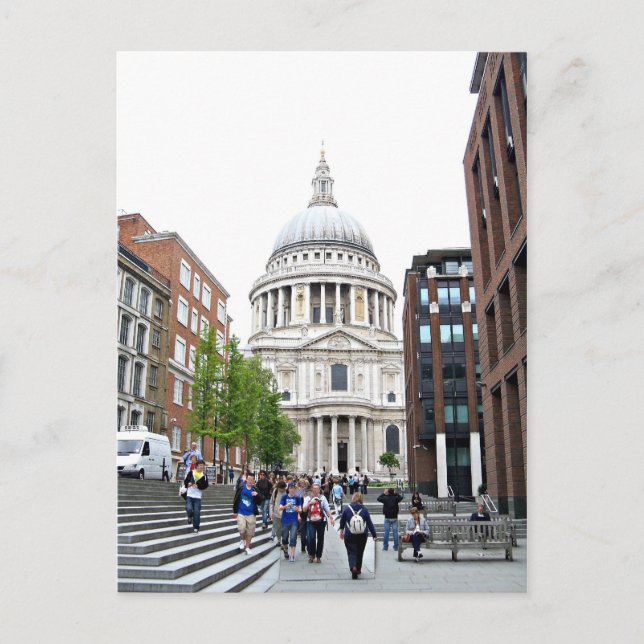 Carte Postale Cathédrale St Pauls (Devant)