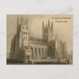 Carte Postale Cathédrales d'Angleterre Série : Canterbury 1836
