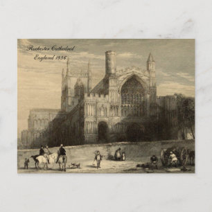 Carte Postale Cathédrales d'Angleterre Série : Rochester 1836