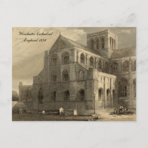 Carte Postale Cathédrales d'Angleterre série : Winchester 1836