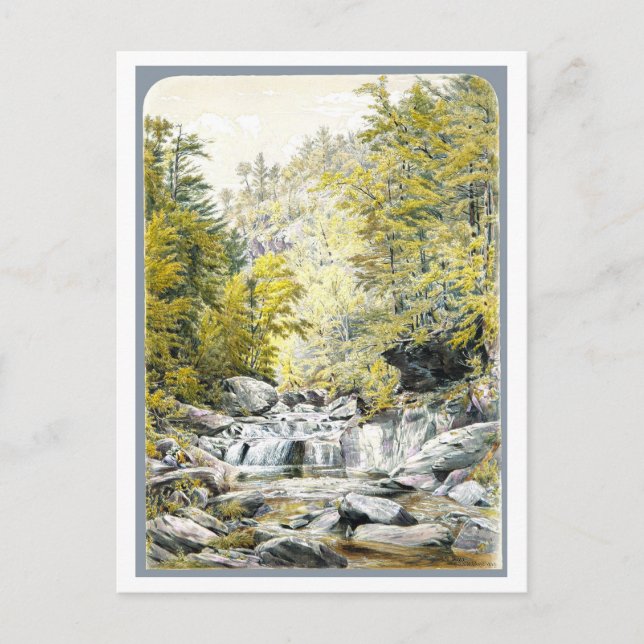 Carte Postale Catskill Clove Peinture de paysage (Devant)