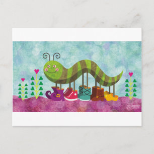 Carte postale Catty Caterpillar