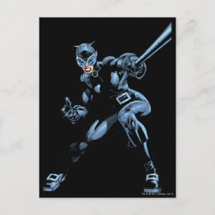 Carte Postale Catwoman avec Whip
