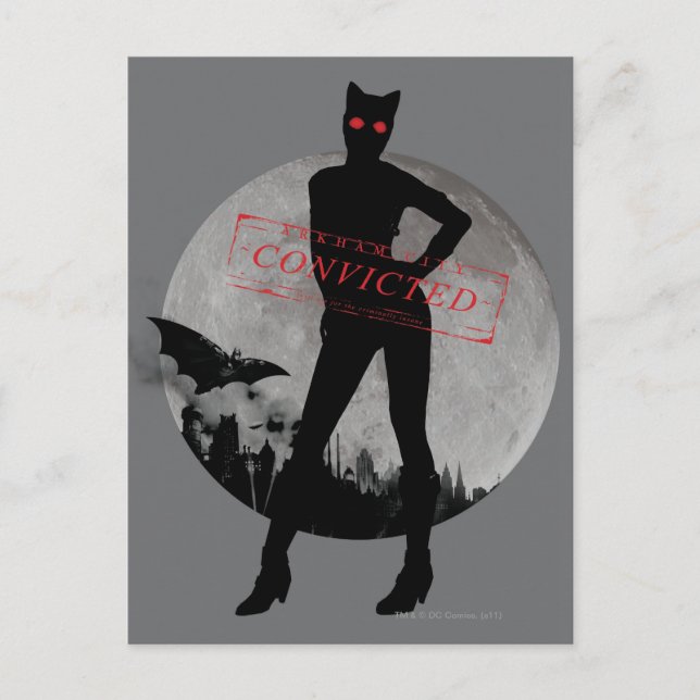 Carte Postale Catwoman condamné Grey (Devant)