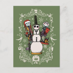 Carte Postale Cauchemar avant Noël Trio Casse-Noisette