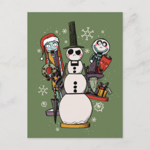 Carte Postale Cauchemar avant Noël Trio Casse-Noisette