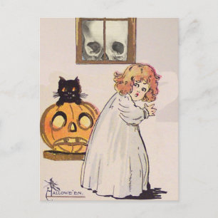 Carte Postale Cauchemar (Carte de Halloween Vintage)