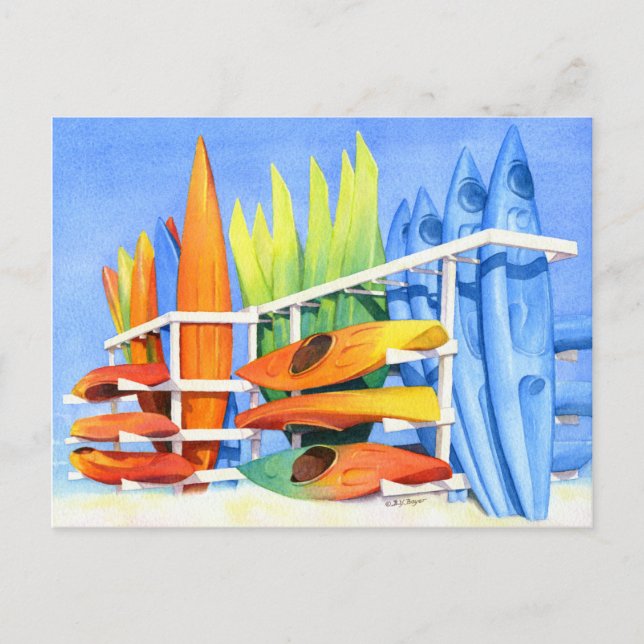 Carte Postale Causeway Kayaks (Devant)