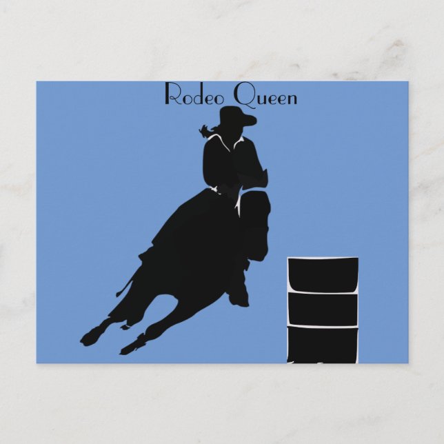 Carte Postale Cavalier de barils  (Devant)