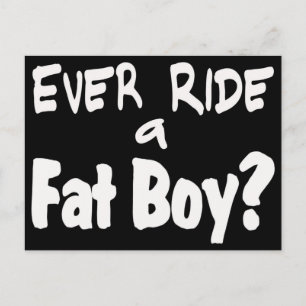 Carte Postale Cavalier Fat Boy