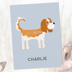 Carte Postale Cavalier King Charles Spaniel Chien Personnalisé