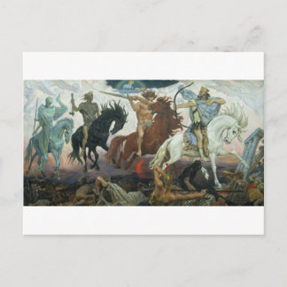 Carte Postale Cavaliers de TheFour d'apocalypse par Viktor