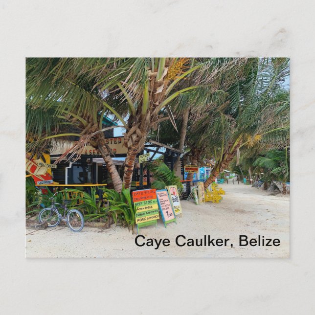 Carte postale Caye Caulker (Devant)