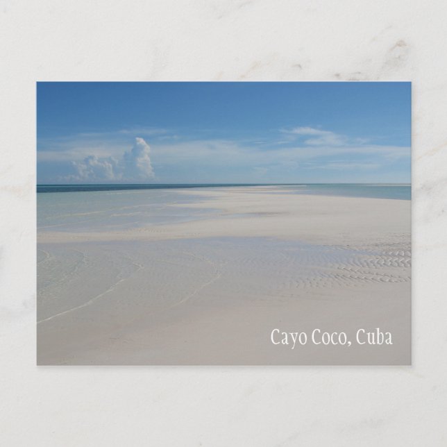 Carte postale Cayo Coco Cuba Beach (Devant)