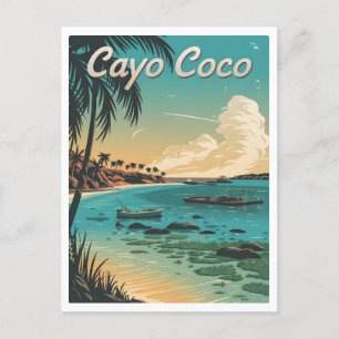Carte Postale Cayo Coco Cuba Vintage