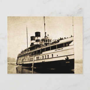 Carte Postale Cayuga Passenger Steamer - Canada Steamship Lines