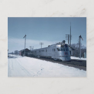 Carte Postale CB&Q "Pioneer Zephyr"