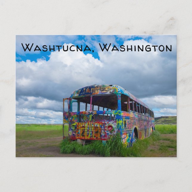 Carte Postale Ce bus de New York Washington (Devant)