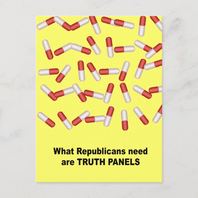 Carte Postale Ce dont les Républicains ont besoin, ce sont des p (Devant)