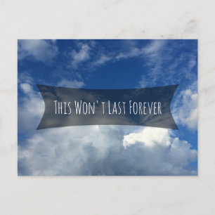 Carte Postale "Ce ne sera pas Dernier pour toujours" Nuages Dist