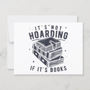 Carte Postale Ce n'est pas l'accumulation si c'est des livres Le