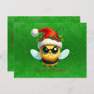 Carte Postale Ce n'est pas que cette mauvaise abeille grincheuse