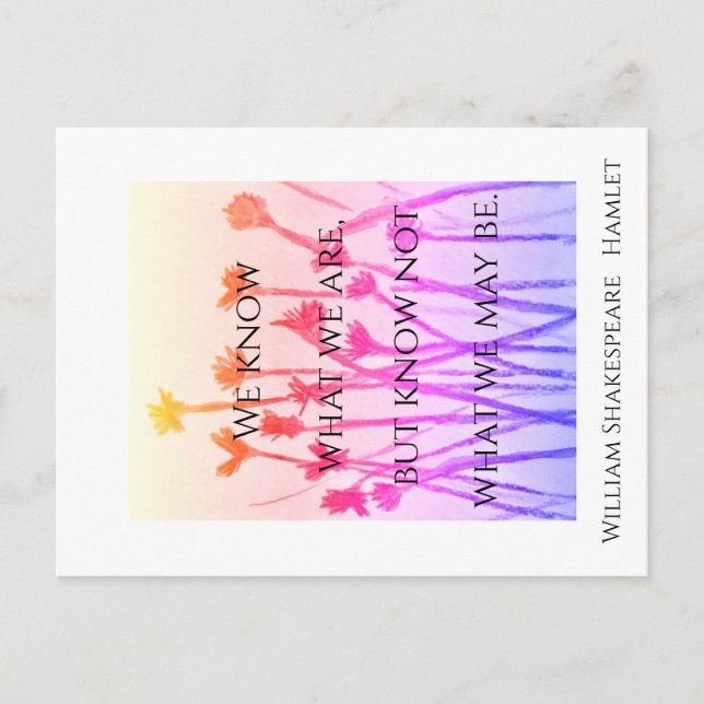 Carte postale Ce que nous pouvons être (Hamlet) (Devant)