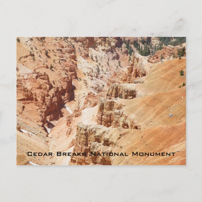 Carte Postale Cedar Breaks Monument National (Devant)