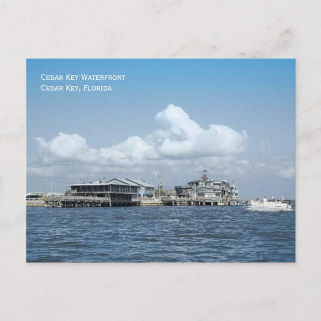 Carte postale Cedar Key Waterfront (Devant)