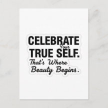 Celebrate True Self Sticker