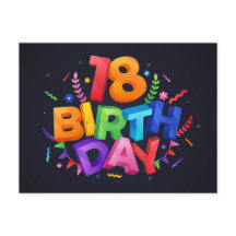 Célébration d'anniversaire 18 ans