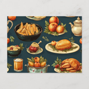 Carte Postale Célébration de Thanksgiving