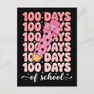 Carte Postale Célébration des 100 jours d'école