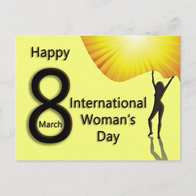 Carte Postale Célébration - Journée internationale de la femme (Devant)
