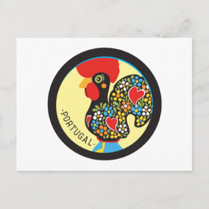 Carte Postale Célèbre coq de Barcelos Nr 06