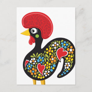 Carte Postale Célèbre coq de Barcelos Portugal Nr. 07