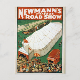 Carte Postale Célèbre Road Show des Newmanns