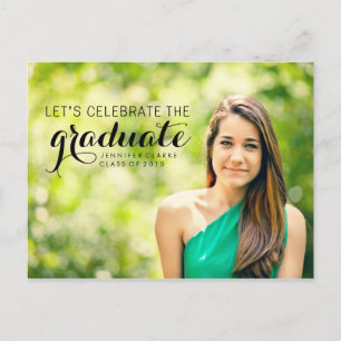 CARTE POSTALE CÉLÉBRER   2015 GRADUATION PARTY INVITATION
