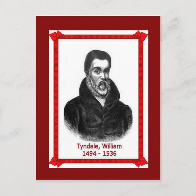 Carte Postale Célèbres gens, William Tyndale 1494-1536 (Devant)
