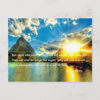 Carte postale céleste et inspirante