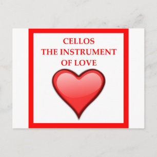CARTE POSTALE CELLO
