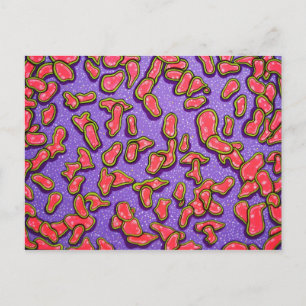 Carte postale - Cellule rose